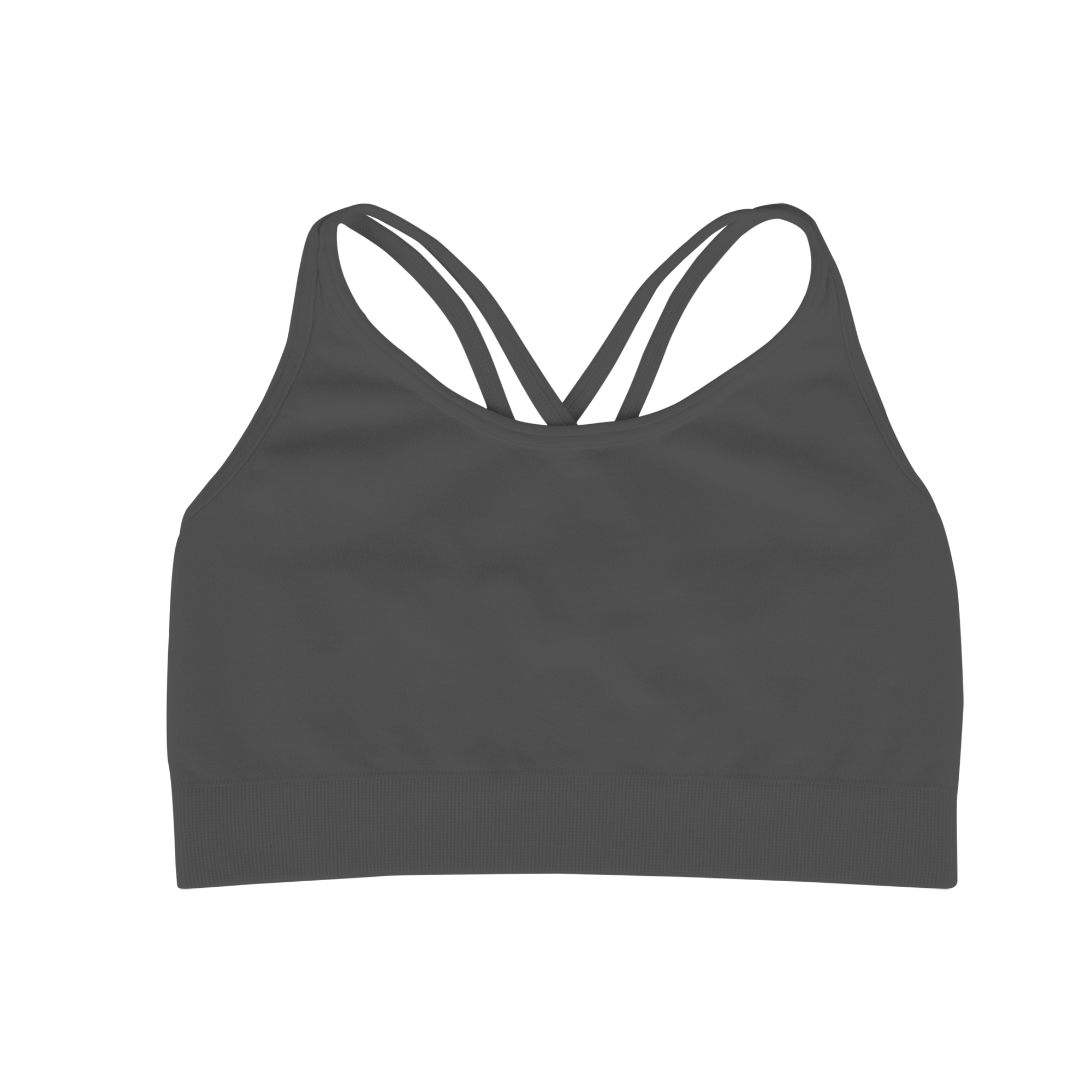 Kurve Girl’s Seamless Lightweight Stretchy Cross Back Sports Bra